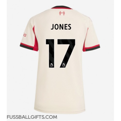 Liverpool Curtis Jones #17 Fußballbekleidung Auswärtstrikot Damen 2025-26 Kurzarm